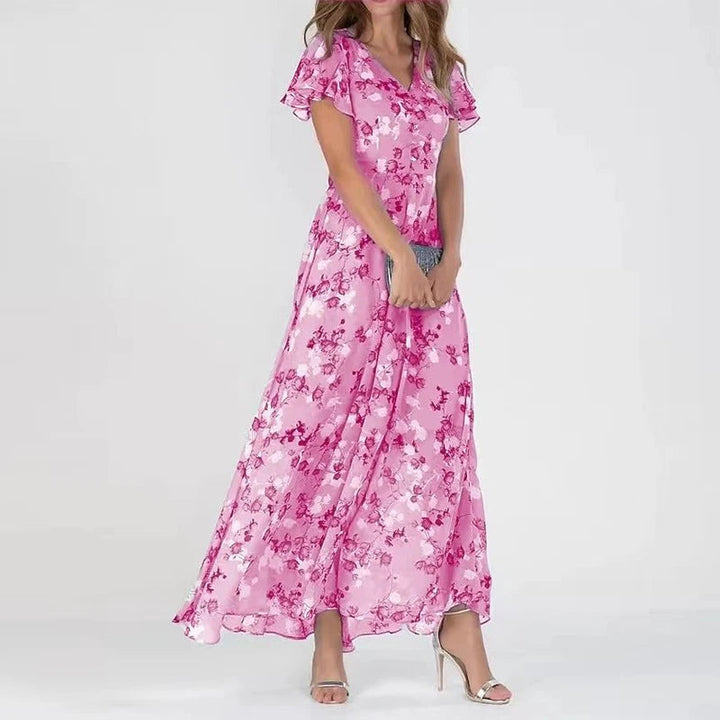 Isadora | Women's Floral Maxi Dress for Wedding Guest and Summer Occasion Wear