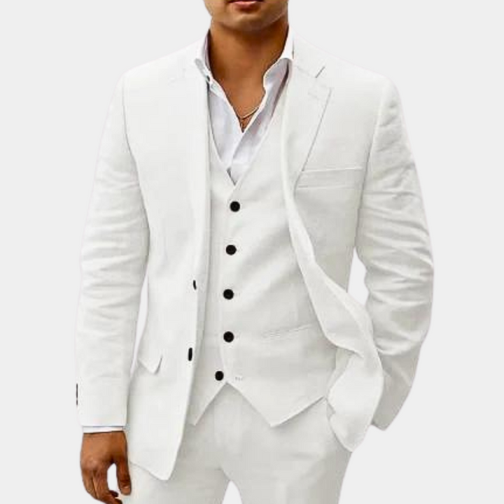 Lorenzo | Men’s Three Piece Suit in a Relaxed Tailored Fit