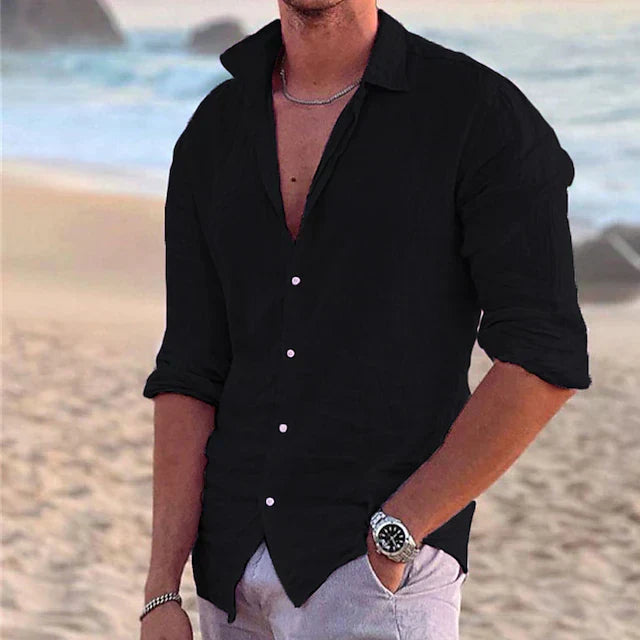 Callen | Men’s Linen Shirt designed for Relaxed Summer Wear