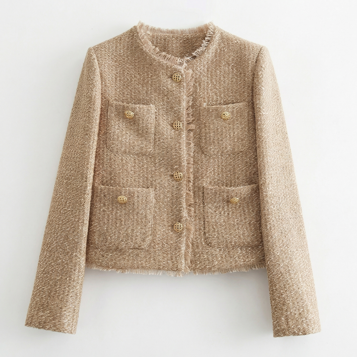 Camille | Women’s Tweed Jacket in a Cropped Tailored Fit