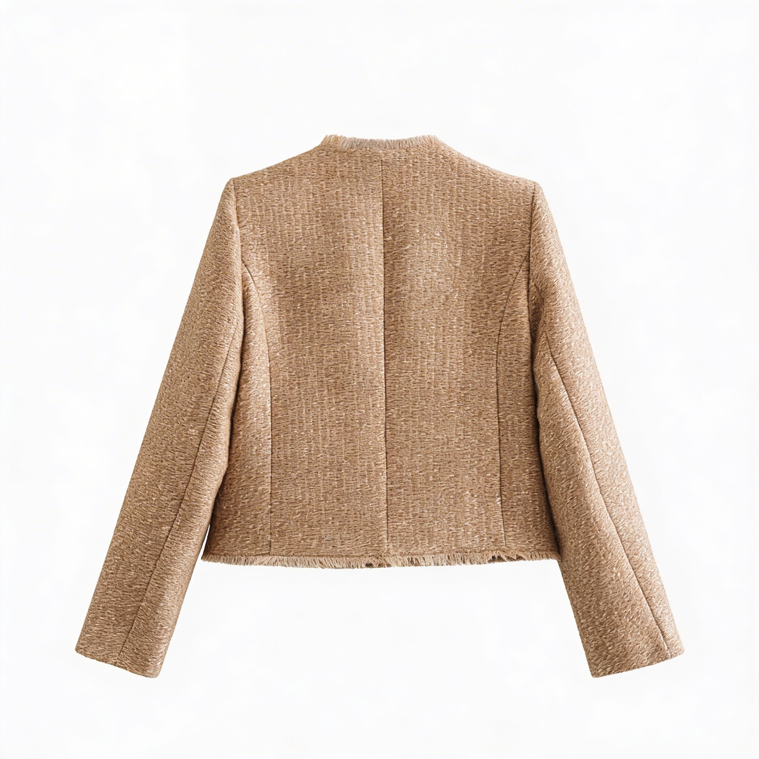 Camille | Women’s Tweed Jacket in a Cropped Tailored Fit