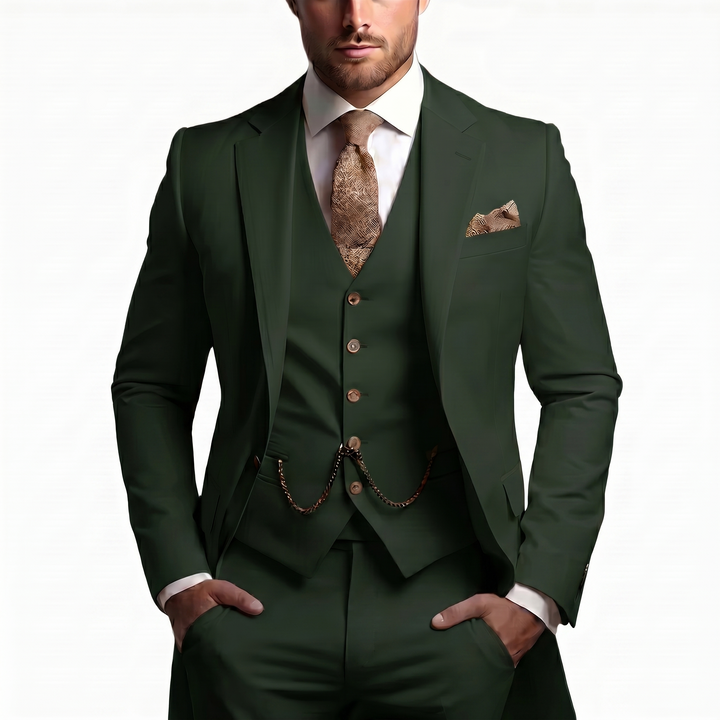 Benedict | Men’s Three Piece Suit featuring a Waistcoat Detail