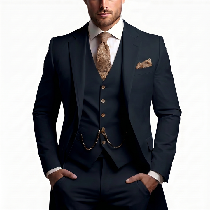 Benedict | Men’s Three Piece Suit featuring a Waistcoat Detail