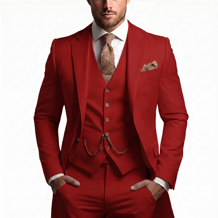 Benedict | Men’s Three Piece Suit featuring a Waistcoat Detail