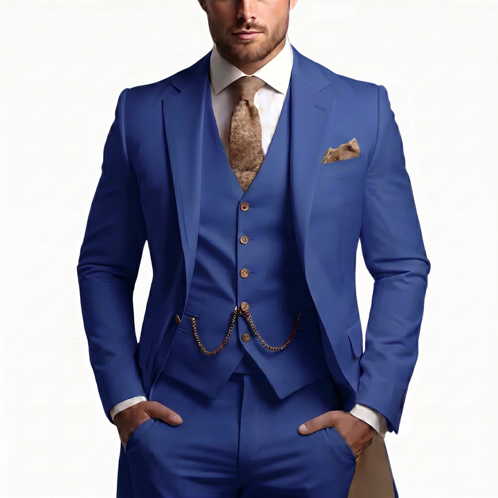 Benedict | Men’s Three Piece Suit featuring a Waistcoat Detail