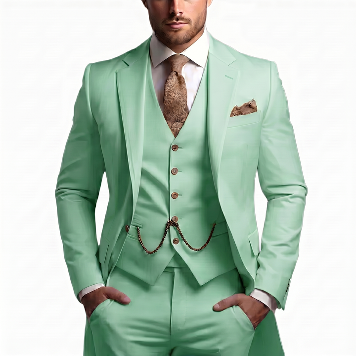 Benedict | Men’s Three Piece Suit featuring a Waistcoat Detail