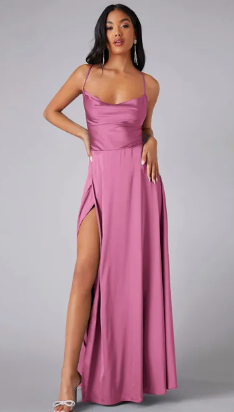 Maribel | Women’s Maxi Dress with a High Side Split