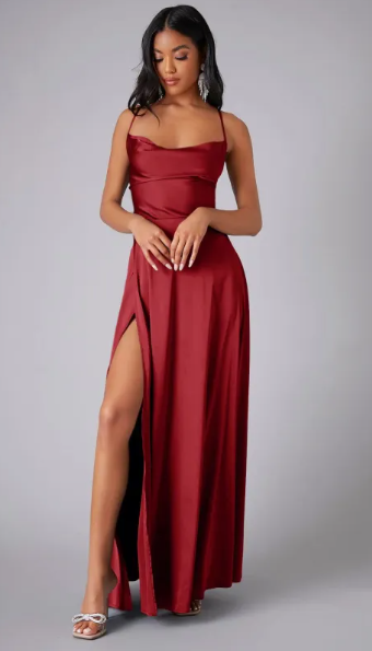 Maribel | Women’s Maxi Dress with a High Side Split