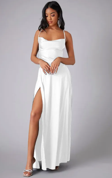Maribel | Women’s Maxi Dress with a High Side Split