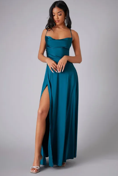 Maribel | Women’s Maxi Dress with a High Side Split