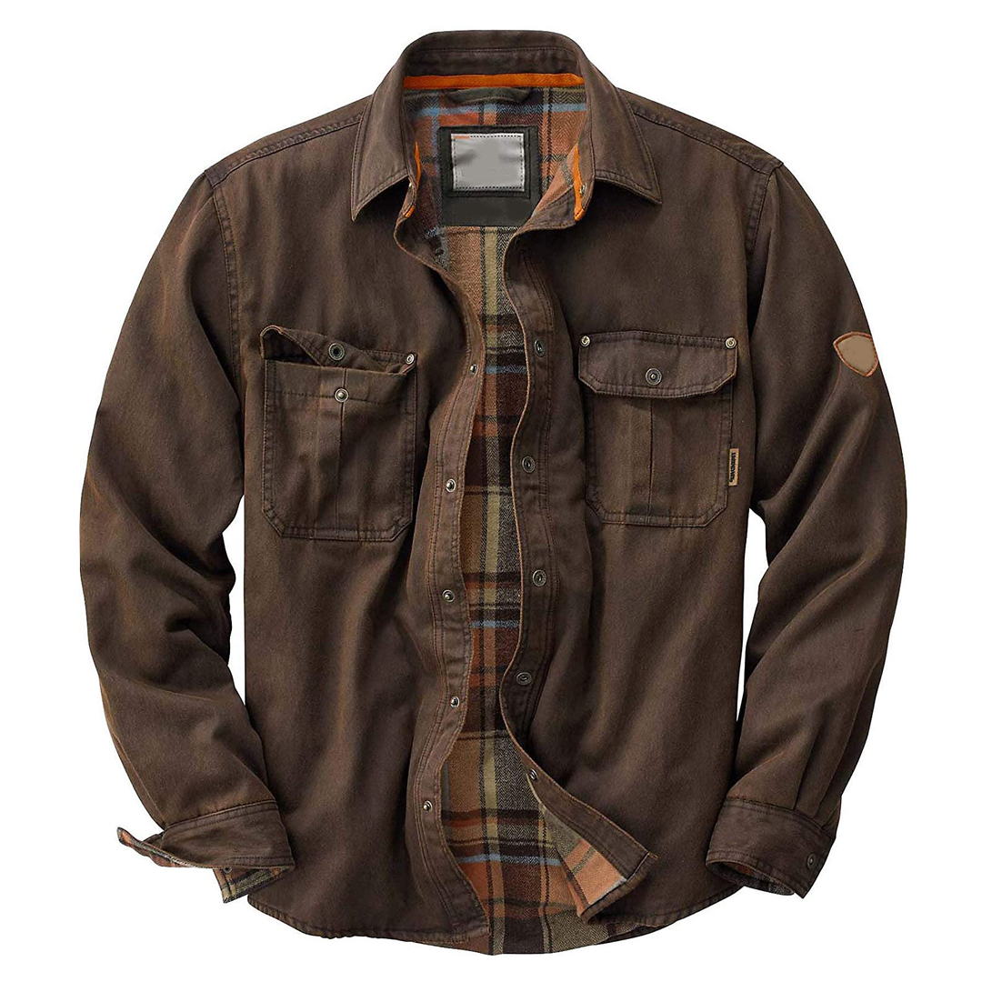 Ethan | Men’s Casual Jacket with a Check Lined Interior