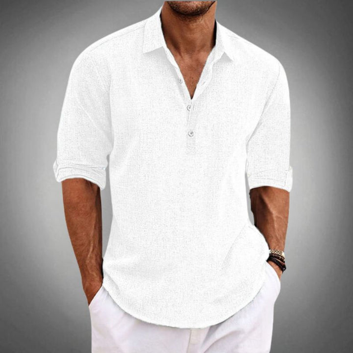 Callum | Men’s Linen Shirt designed for Warm Weather