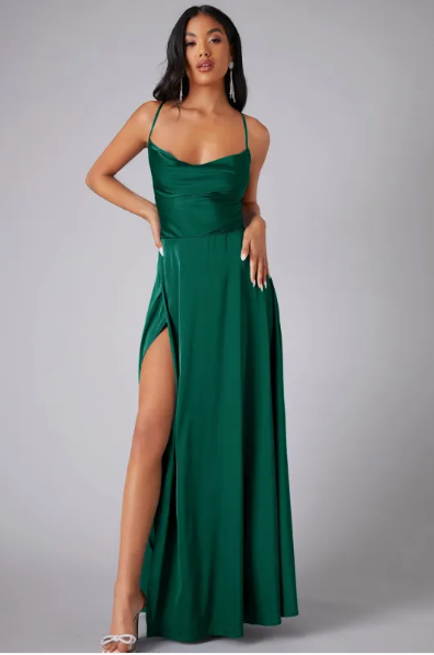 Maribel | Women’s Maxi Dress with a High Side Split