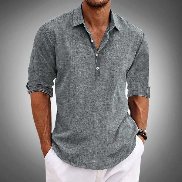 Callum | Men’s Linen Shirt designed for Warm Weather