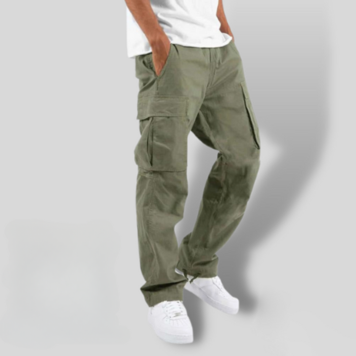 Weston | Men's Loose Fit Cargo Trousers with Utility Pockets for Everyday Wear