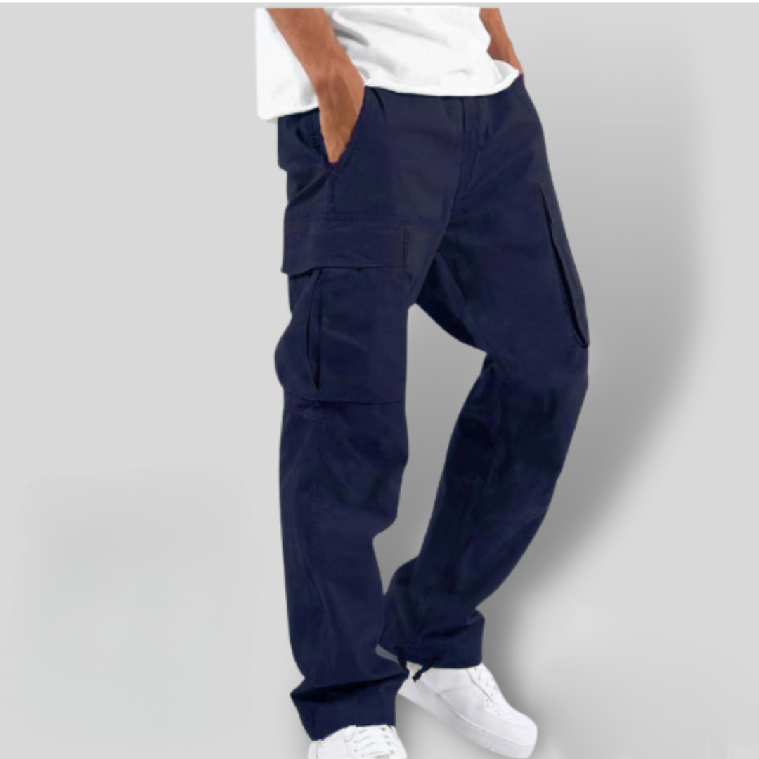 Weston | Men's Loose Fit Cargo Trousers with Utility Pockets for Everyday Wear
