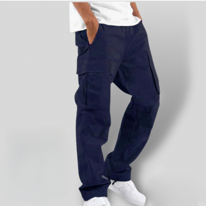 Weston | Men's Loose Fit Cargo Trousers with Utility Pockets for Everyday Wear