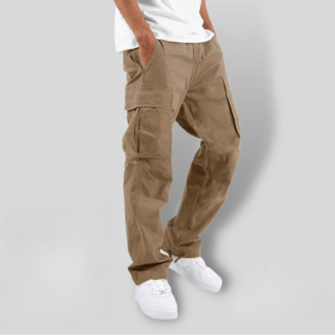 Weston | Men's Loose Fit Cargo Trousers with Utility Pockets for Everyday Wear