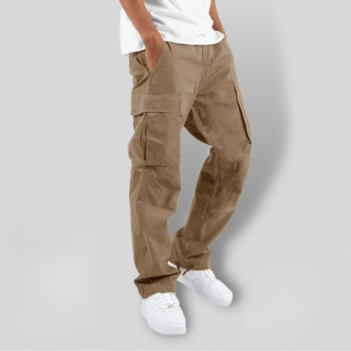 Weston | Men's Loose Fit Cargo Trousers with Utility Pockets for Everyday Wear