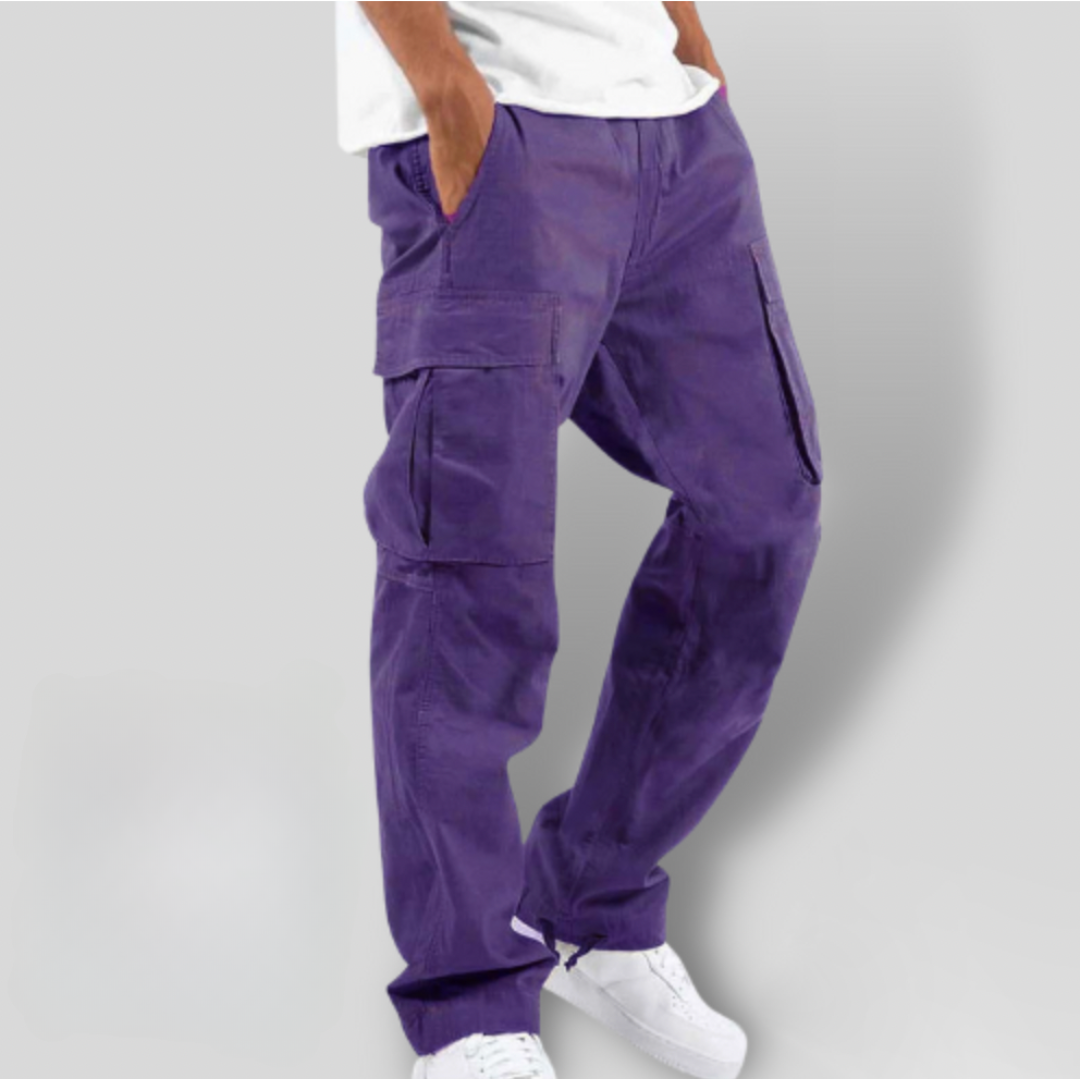 Weston | Men's Loose Fit Cargo Trousers with Utility Pockets for Everyday Wear