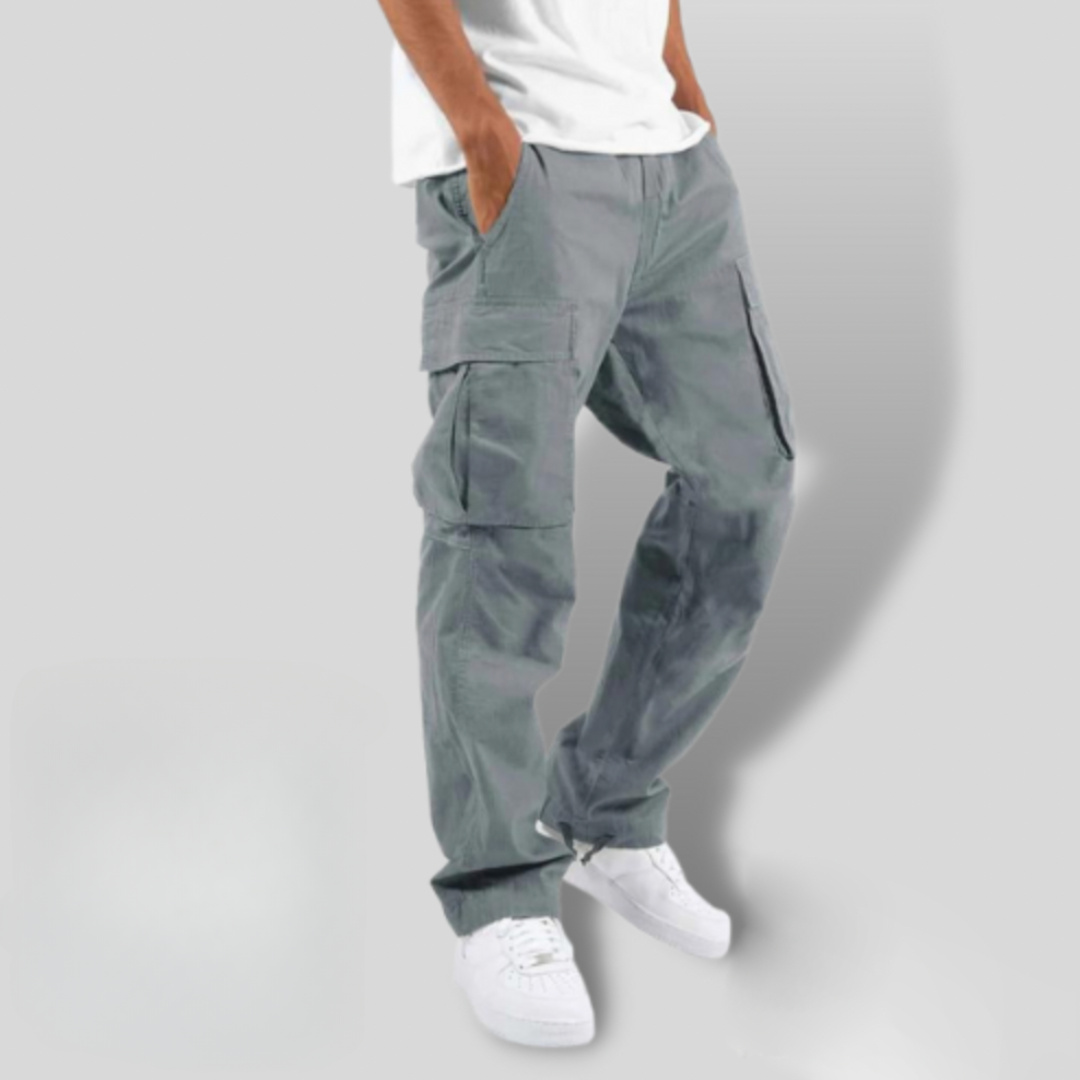 Weston | Men's Loose Fit Cargo Trousers with Utility Pockets for Everyday Wear