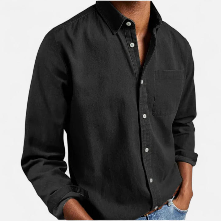 Owen | Men’s Shirt with a Classic Chest Pocket