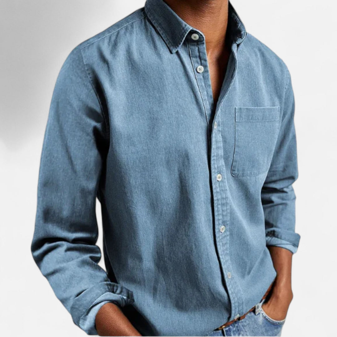 Owen | Men’s Shirt with a Classic Chest Pocket