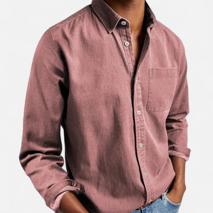 Owen | Men’s Shirt with a Classic Chest Pocket