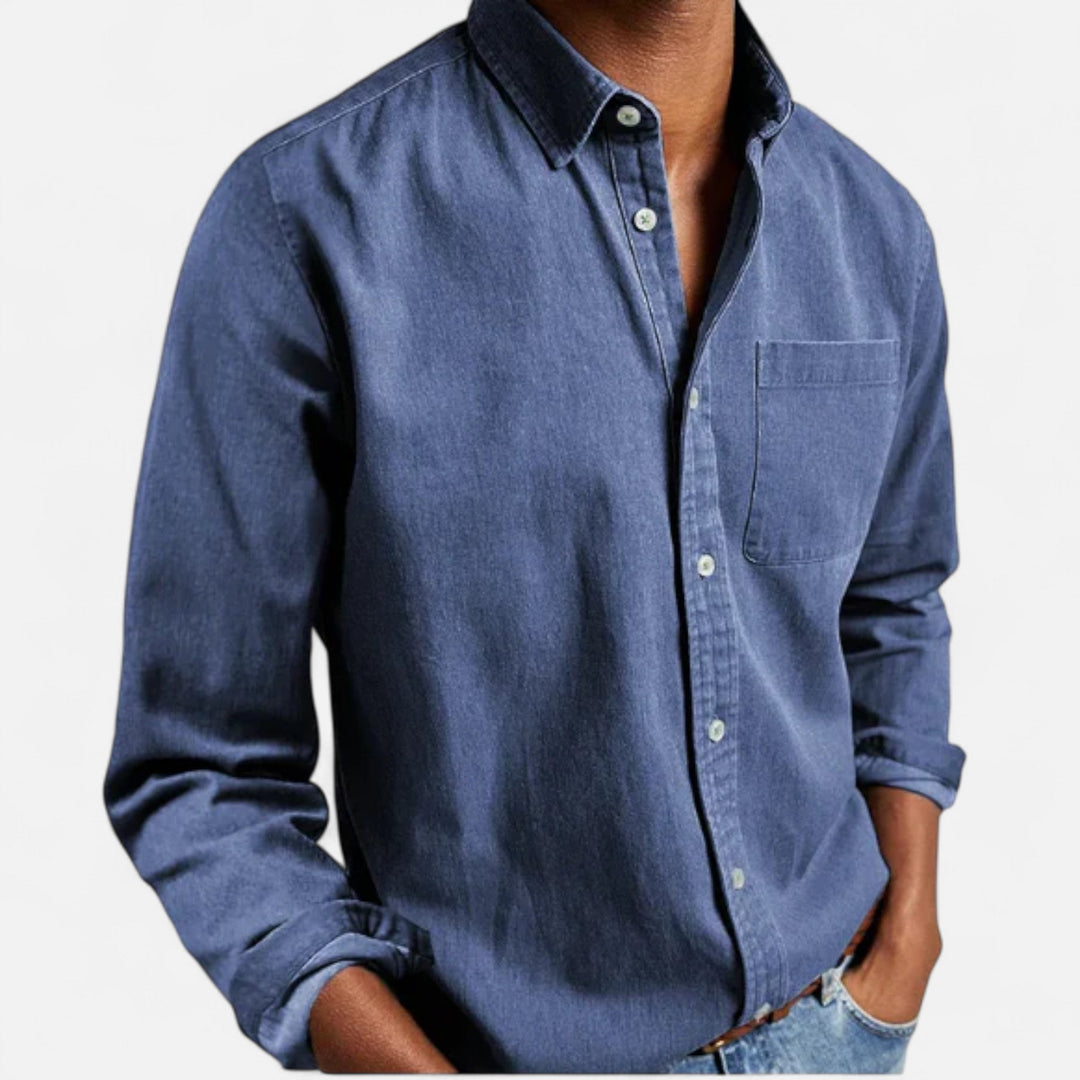 Owen | Men’s Shirt with a Classic Chest Pocket
