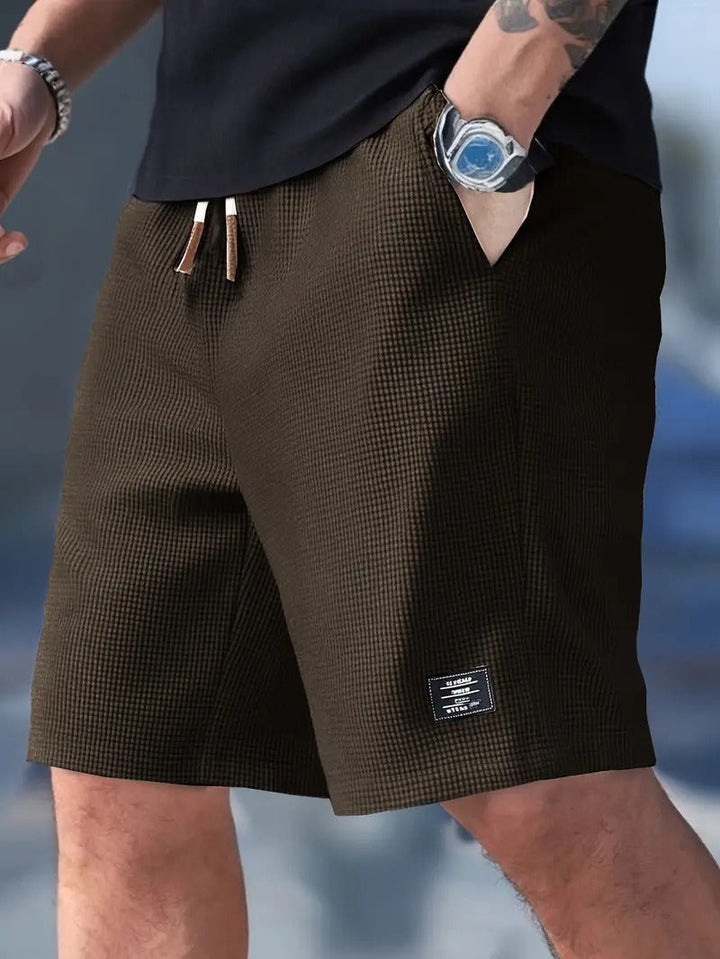 Reuben | Men’s Shorts in a Textured White Finish