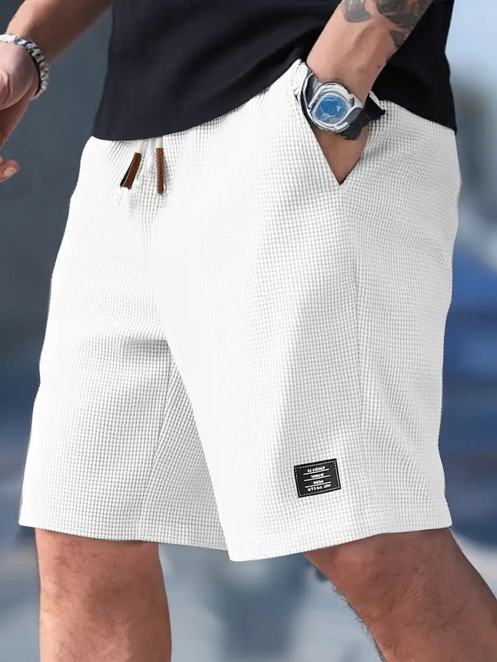 Reuben | Men’s Shorts in a Textured White Finish