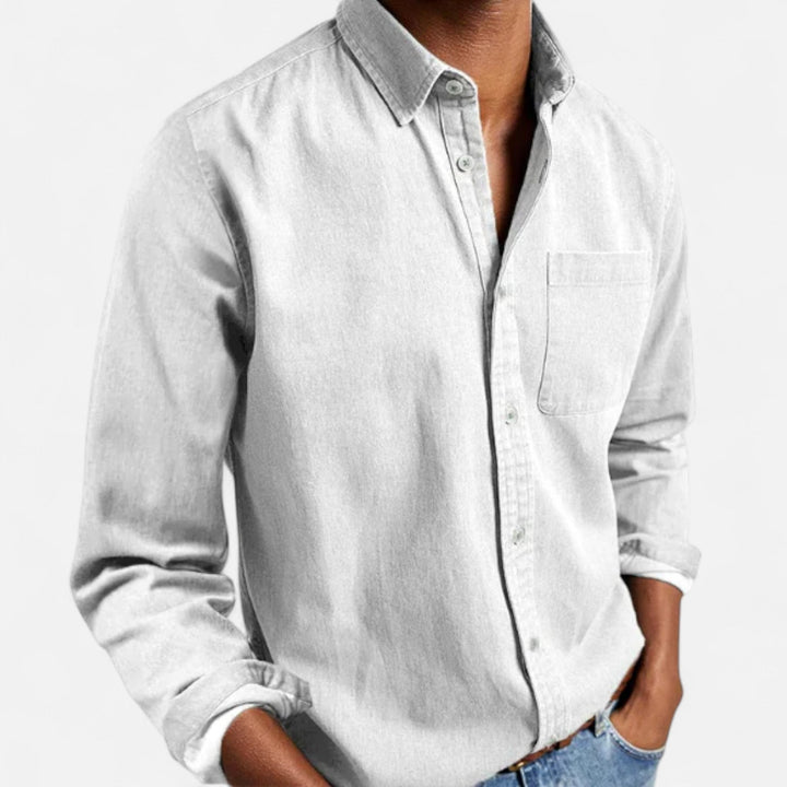 Owen | Men’s Shirt with a Classic Chest Pocket