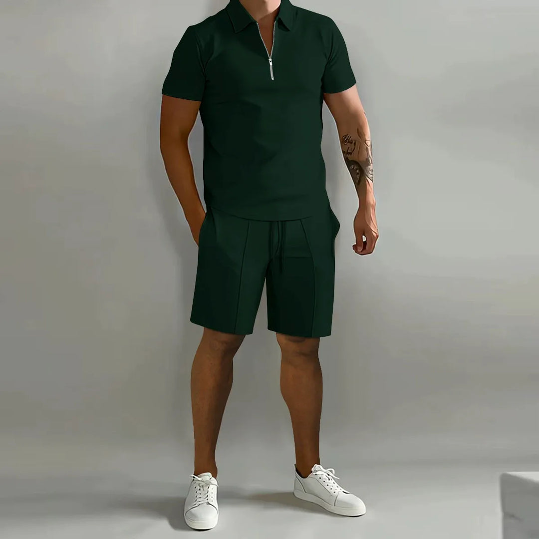 Rocco | Men’s Co-Ord Set in a Textured Knit Style