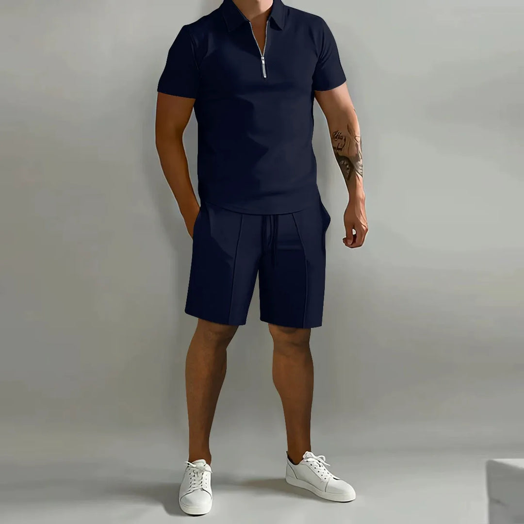 Rocco | Men’s Co-Ord Set in a Textured Knit Style