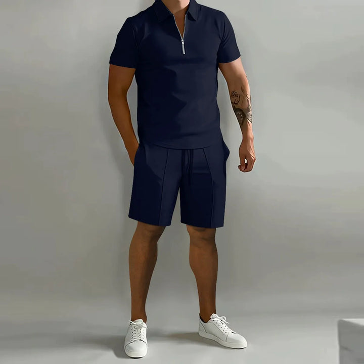 Rocco | Men’s Co-Ord Set in a Textured Knit Style