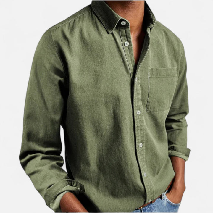 Owen | Men’s Shirt with a Classic Chest Pocket