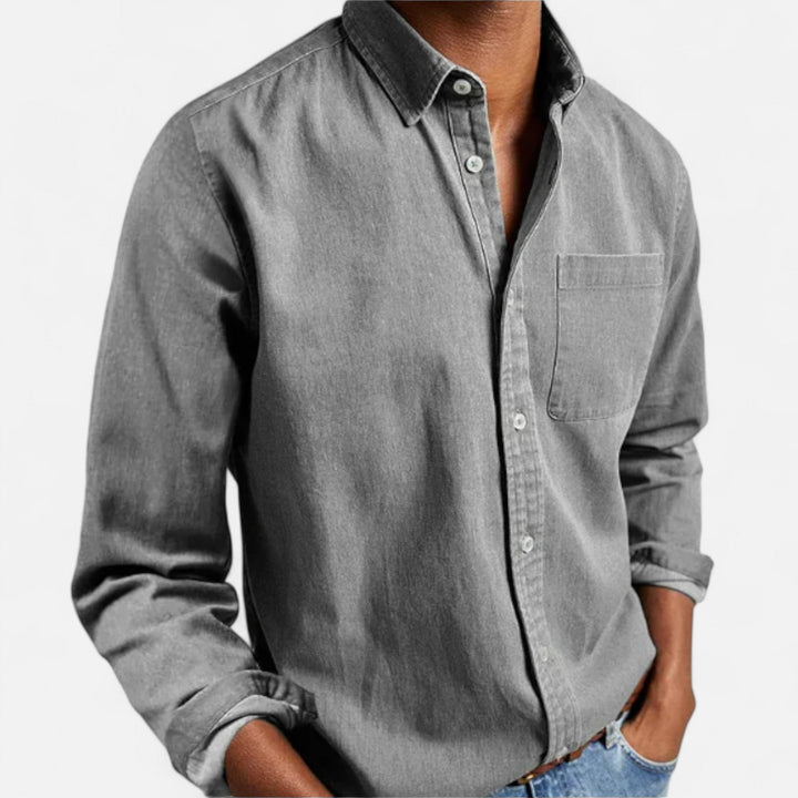 Owen | Men’s Shirt with a Classic Chest Pocket