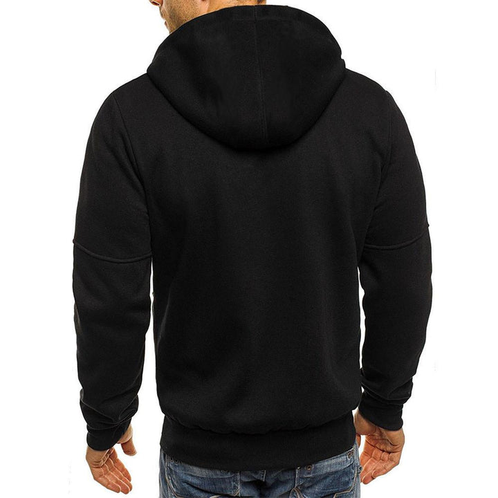 Fletcher | Men's Zip-Up Hoodie with Drawstring Hood and Multiple Zipper Pockets