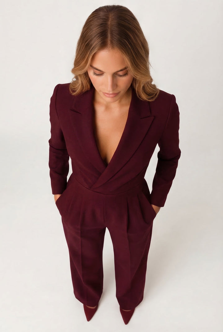 Vivienne | Women’s Jumpsuit in a Tailored Wrap Style