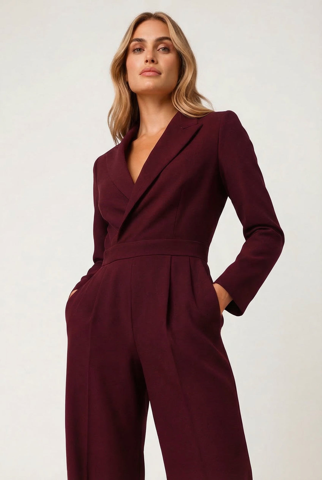 Vivienne | Women’s Jumpsuit in a Tailored Wrap Style