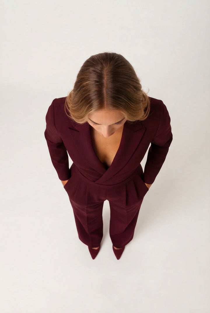 Vivienne | Women’s Jumpsuit in a Tailored Wrap Style
