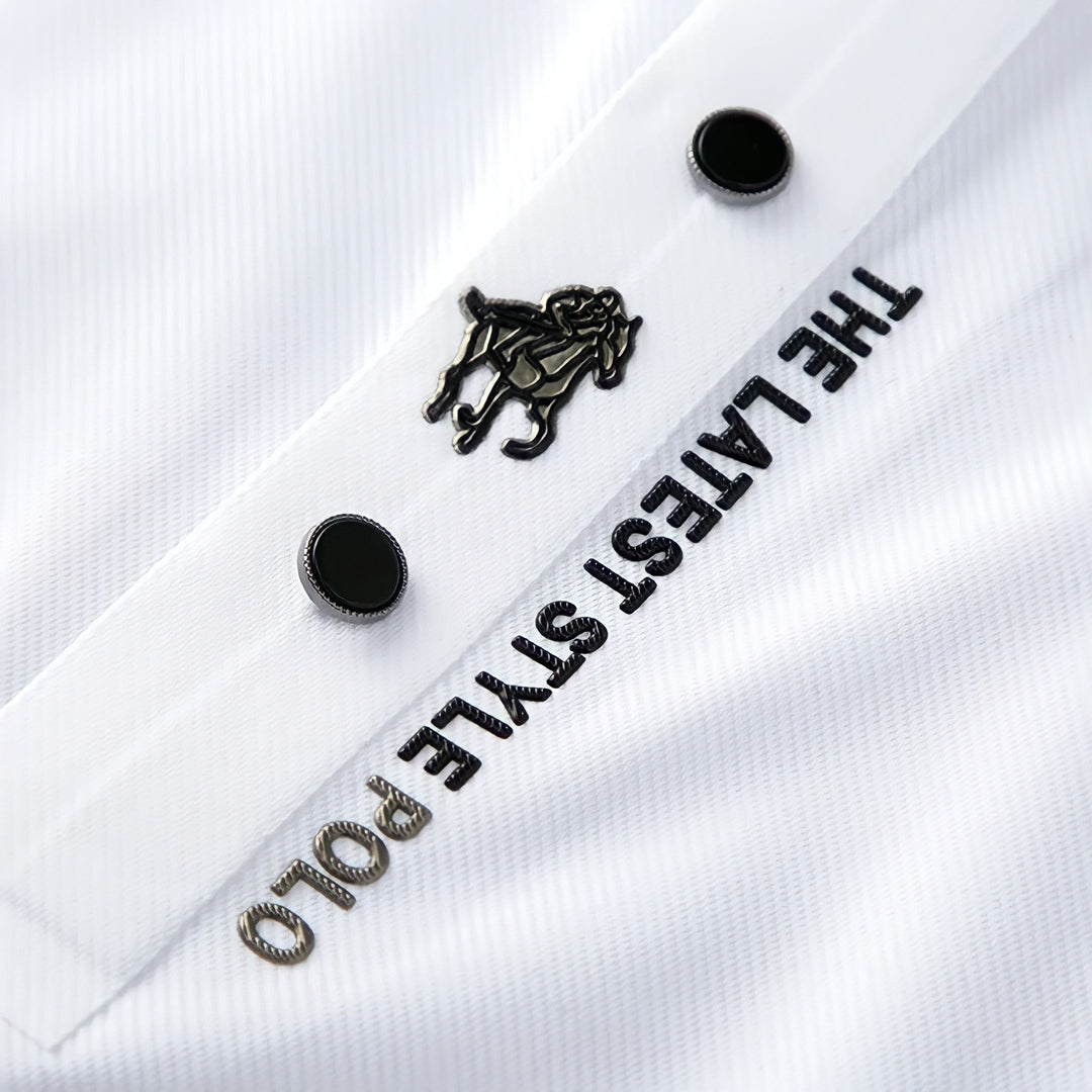 Spencer | Men's Wrinkle-Free Polo Shirt for Smart Casual Spring and Summer Wear