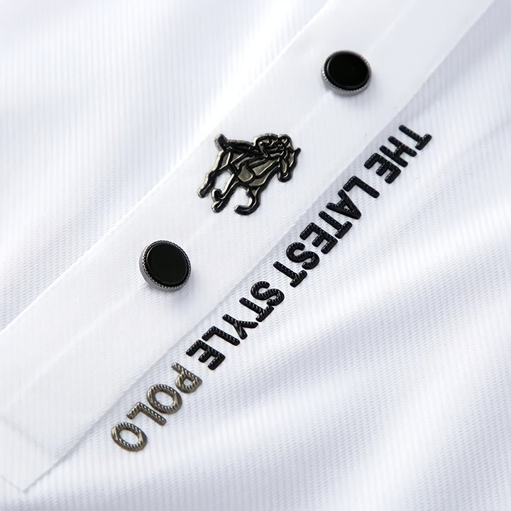 Spencer | Men's Wrinkle-Free Polo Shirt for Smart Casual Spring and Summer Wear