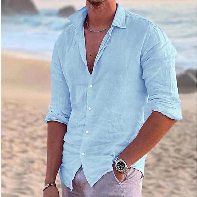 Callen | Men’s Linen Shirt designed for Relaxed Summer Wear