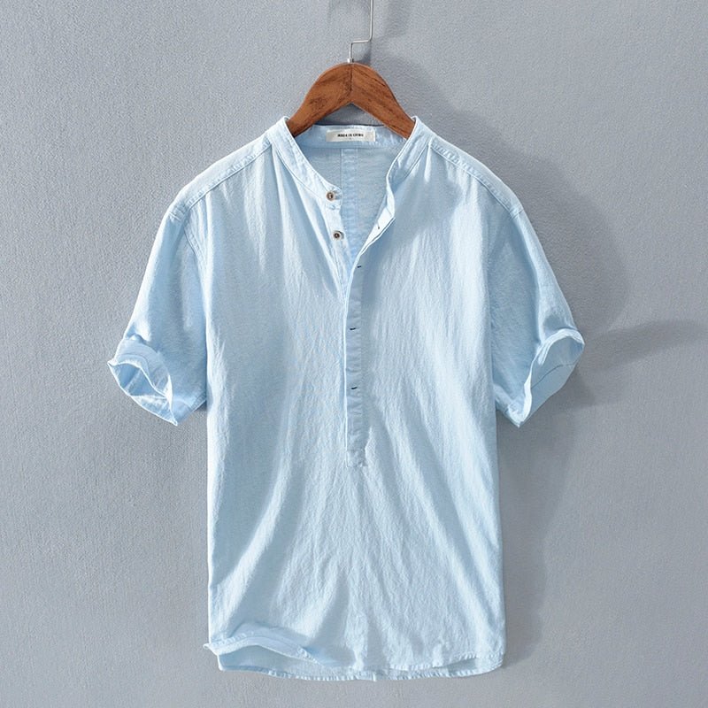 Luca | Men’s Shirt featuring a Stand Collar