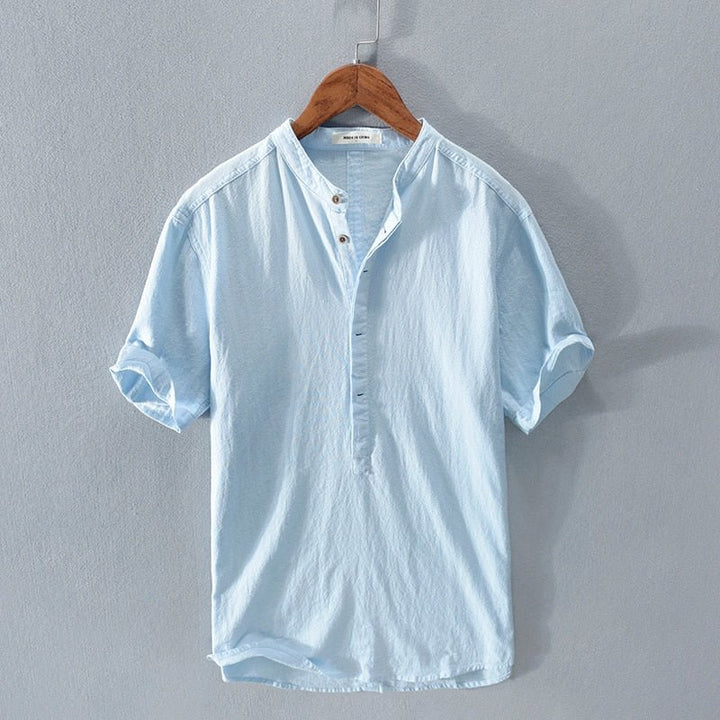 Luca | Men’s Shirt featuring a Stand Collar