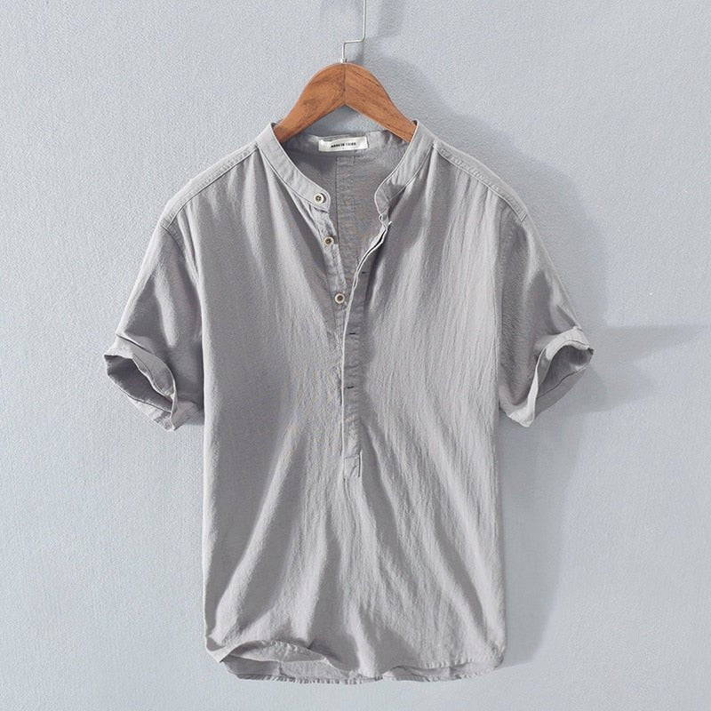 Luca | Men’s Shirt featuring a Stand Collar