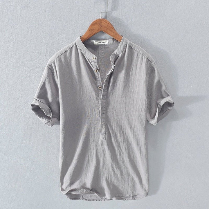 Luca | Men’s Shirt featuring a Stand Collar