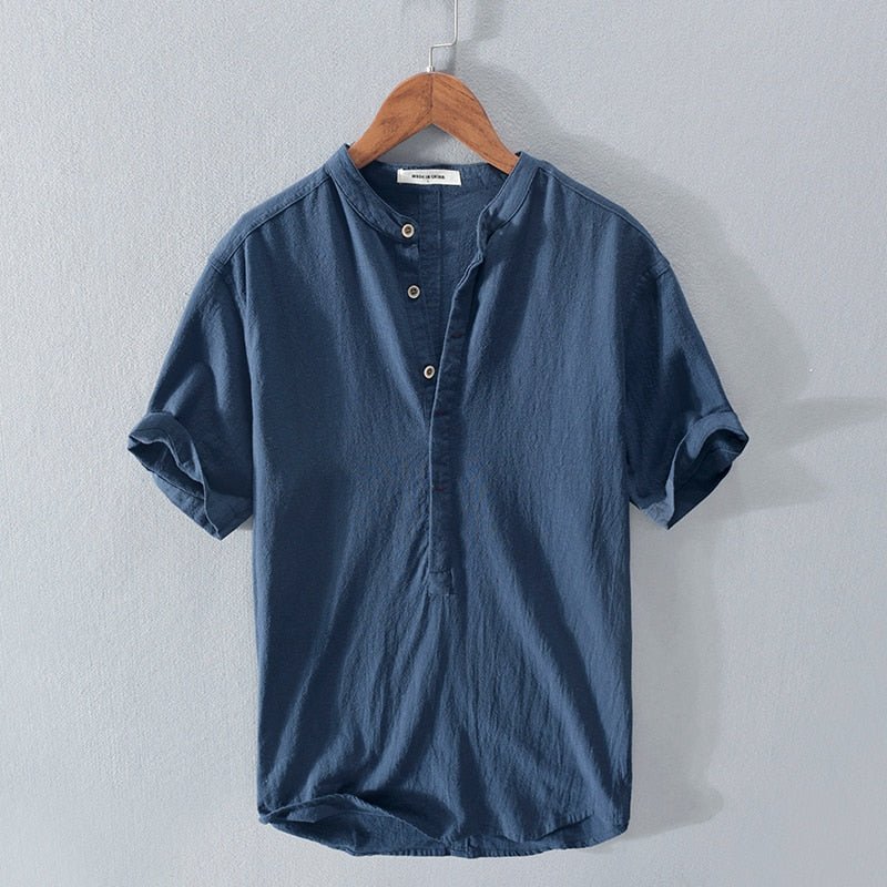 Luca | Men’s Shirt featuring a Stand Collar