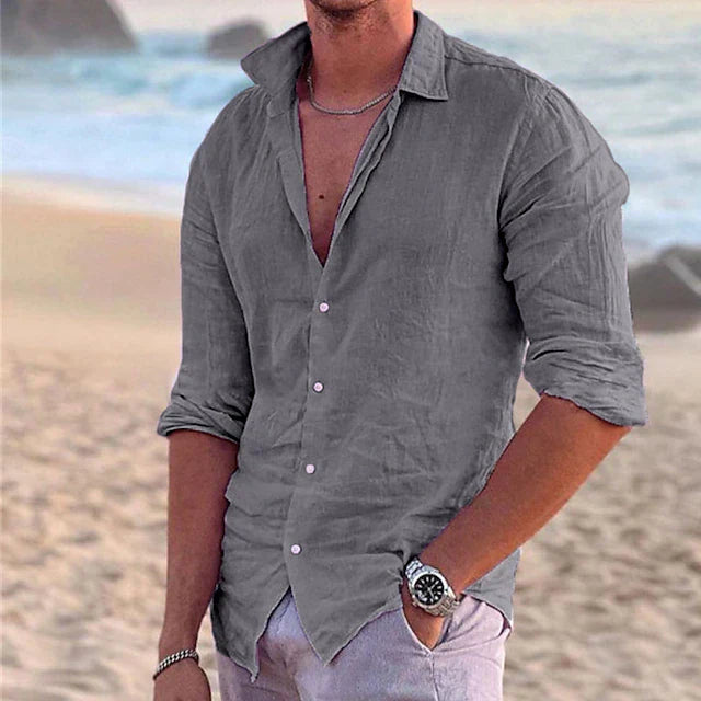 Callen | Men’s Linen Shirt designed for Relaxed Summer Wear